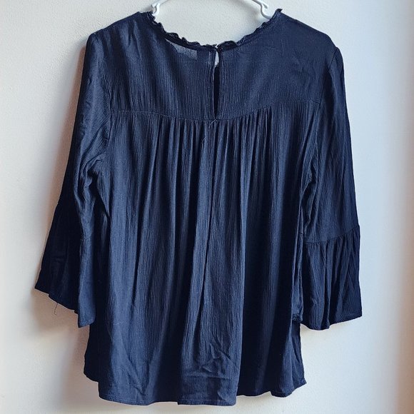 Old Navy Black Peasant Jersey Size Medium - Picture 13 of 13
